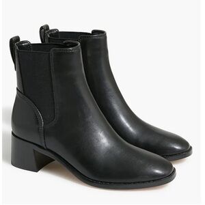 J. Crew Elegant Black Chelsea Ankle Boots